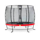 Trampoline EXIT Elegant ø305cm avec filet de sécurité Economy - rouge