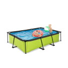 Piscine EXIT Lime 300x200x65cm avec pompe filtrante - vert