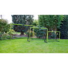 But de football en acier EXIT Tempo 300x200cm - vert/noir