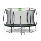 Trampoline EXIT Silhouette ø305cm avec échelle - noir