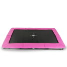 Le trampoline EXIT Silhouette inground 244x366cm - rose