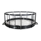 Aire ronde de Panna avec filet EXIT ø 488 cm