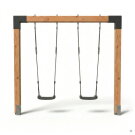 EXIT Linea Robust 110 Balançoire double en bois