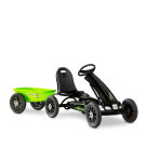 Kart EXIT Cheetah avec remorque - vert/noir