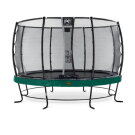 Trampoline EXIT Elegant Premium ø366cm avec filet de sécurité Deluxe - vert