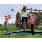 Trampoline de sport enterr&eacute; au niveau du sol EXIT InTerra &oslash;305cm - noir