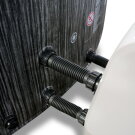 EXIT Wood Deluxe spa ø204x65cm - gris foncé