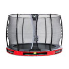 Trampoline enterré EXIT Elegant ø305cm avec filet de sécurité Economy - rouge