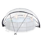 Dôme de piscine au sol ECO EXIT ø550cm