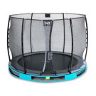 Trampoline enterré EXIT Elegant ø305cm avec filet de sécurité Economy - bleu