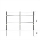 EXIT Ivy double barre fixe
