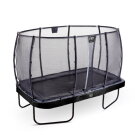 Trampoline EXIT Elegant Premium ensemble complet 214x366cm - noir