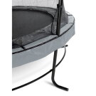 Trampoline EXIT Elegant ø427cm avec filet de sécurité Economy - gris