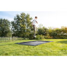 Trampoline de sport enterr&eacute; au niveau du sol EXIT InTerra 244x366cm - noir
