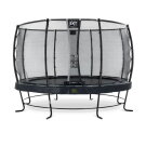 Trampoline EXIT Elegant Premium ø366cm avec filet de sécurité Deluxe - noir