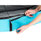 Trampoline EXIT Elegant de 214x366cm avec filet de sécurité Economy - bleu