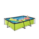 Piscine EXIT Lime 300x200x65cm avec pompe filtrante - vert