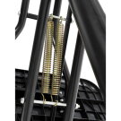 Panneau de basketball EXIT Galaxy pour fixation au sol avec anneau de dunk - black edition