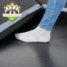 EXIT Dynamic trampoline enterré au niveau du sol 275x458cm avec dalles de sécurité Freezone - noir