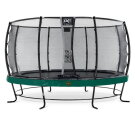 Trampoline EXIT Elegant Premium ø427cm avec filet de sécurité Deluxe - vert