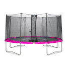 Trampoline EXIT Twist ø 366 cm - rose/gris