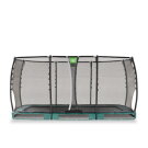 Trampoline enterr&eacute; EXIT Allure Premium 244x427cm - vert