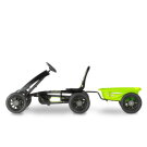 Kart EXIT Cheetah avec remorque - vert/noir