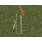 Kit d'ancrage pour équipements de jeux et cabanes (4 pièces)