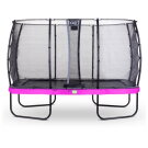 Trampoline EXIT Elegant de 244x427cm avec filet de sécurité Economy - violet