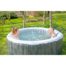 EXIT Wood Deluxe spa ø204x65cm - gris foncé