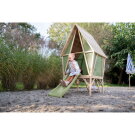 Maisonnette avec toboggan et cuisine EXIT Yuki 350
