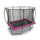 Trampoline EXIT Silhouette 244x366cm - rose