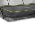 Trampoline enterré EXIT Silhouette 214x305cm avec filet de sécurité - noir