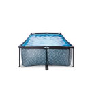 Piscine EXIT Stone 220x150x65cm avec pompe filtrante - grise