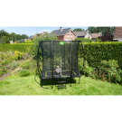 Trampoline EXIT Silhouette 153x214cm avec échelle - noir