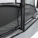 Trampoline enterré EXIT Elegant Premium ø366cm avec filet de sécurité Deluxe - gris
