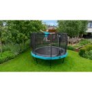 Trampoline EXIT Elegant Premium ø305cm avec filet de sécurité Deluxe - bleu