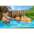 Piscine EXIT Wood ø300x76cm avec pompe filtrante - marron