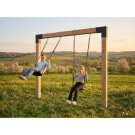 EXIT Linea Robust 110 Balançoire double en bois