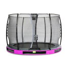 Trampoline enterré EXIT Elegant ø305cm avec filet de sécurité Economy - violet