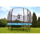 Trampoline EXIT Elegant Premium ø427cm avec filet de sécurité Deluxe - gris