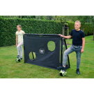 But de football en acier EXIT Maestro 180 x 120 cm - noir