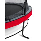 Trampoline EXIT Elegant ø427cm avec filet de sécurité Economy - rouge