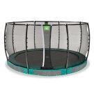 Trampoline enterr&eacute; EXIT Allure Premium &oslash;427cm - vert