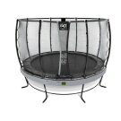 Trampoline EXIT Elegant Premium ø366cm avec filet de sécurité Deluxe - gris