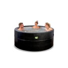 EXIT Leather Premium spa (4 personnes) - noir