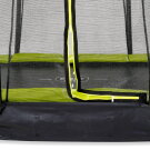 Trampoline enterré EXIT Silhouette ø244cm avec filet de sécurité - vert