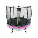 Trampoline EXIT Elegant Premium ø253cm avec filet de sécurité Deluxe - violet