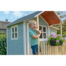 Maisonnette en bois EXIT Loft 350 - bleu