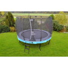 Trampoline EXIT Elegant Premium ø427cm avec filet de sécurité Deluxe - gris